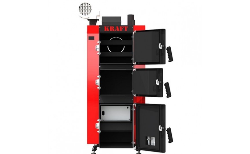 Твердопаливний котел KRAFT серія S, 30 (з автоматикою)